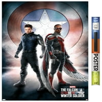 Marvel Television - Falcon и Winter Soldier - един плакат за стена на листа, 14.725 22.375