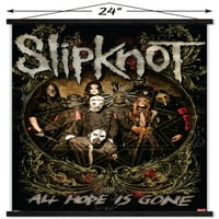 Slipknot - Надеждата е изчезнала с стенен плакат с магнитна рамка, 22.375 34