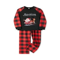 Хиригин коледна пижама за семейни съвпадащи комплекти лосове лозки за спящи дрехи