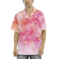 Мъжки отпечатани ризи с къс ръкав по плажни ризи риза за човек