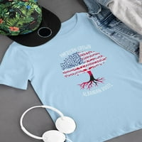 Американски отгледани албански корени тениска мъже -smartprints дизайни, мъжки 3x-голям