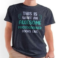 Страхотният фотограф прилича на тениски мъже -smartprints дизайни, мъжки малки