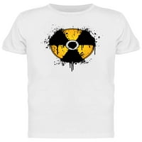 Splatter Ink Radiacecty Symbol тениска мъже -Маг от Shutterstock, мъжки големи