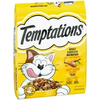 Изкушения вкусно пилешко ароматизирана храна за възрастни сухи котки, 13. фунта торбичка