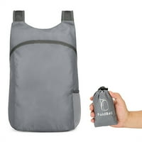 Лека опакована раница раница устойчива сгъваема чанта с мрежести странични джобове за жени мъже пътуват къмпинг